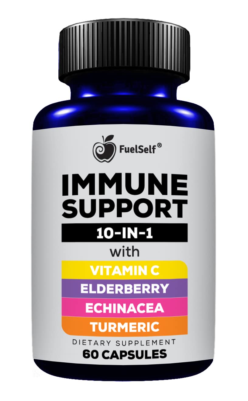 Capsules containing elderberry for immune support