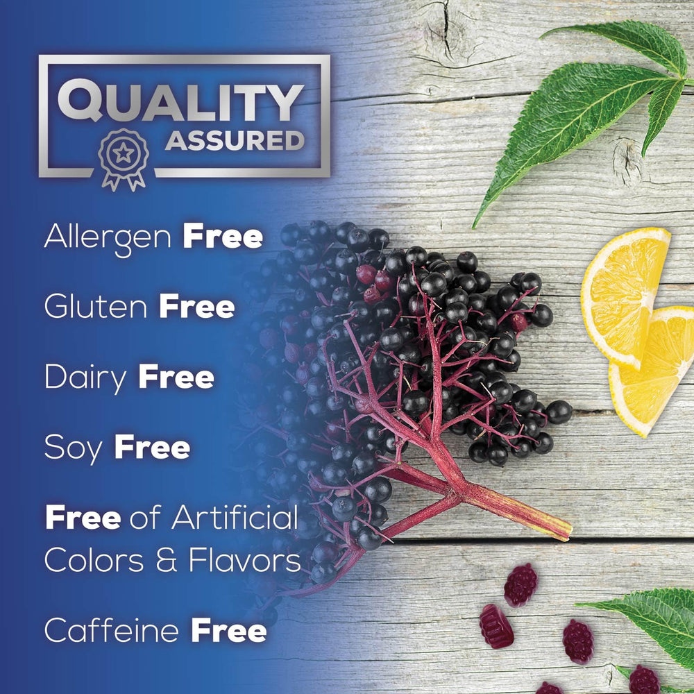 Contains 1000mg zinc in immune support gummies