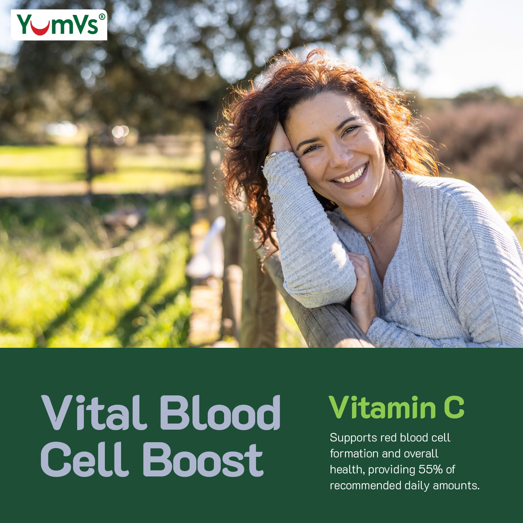 Illustration of immune support and iron deficiency relief