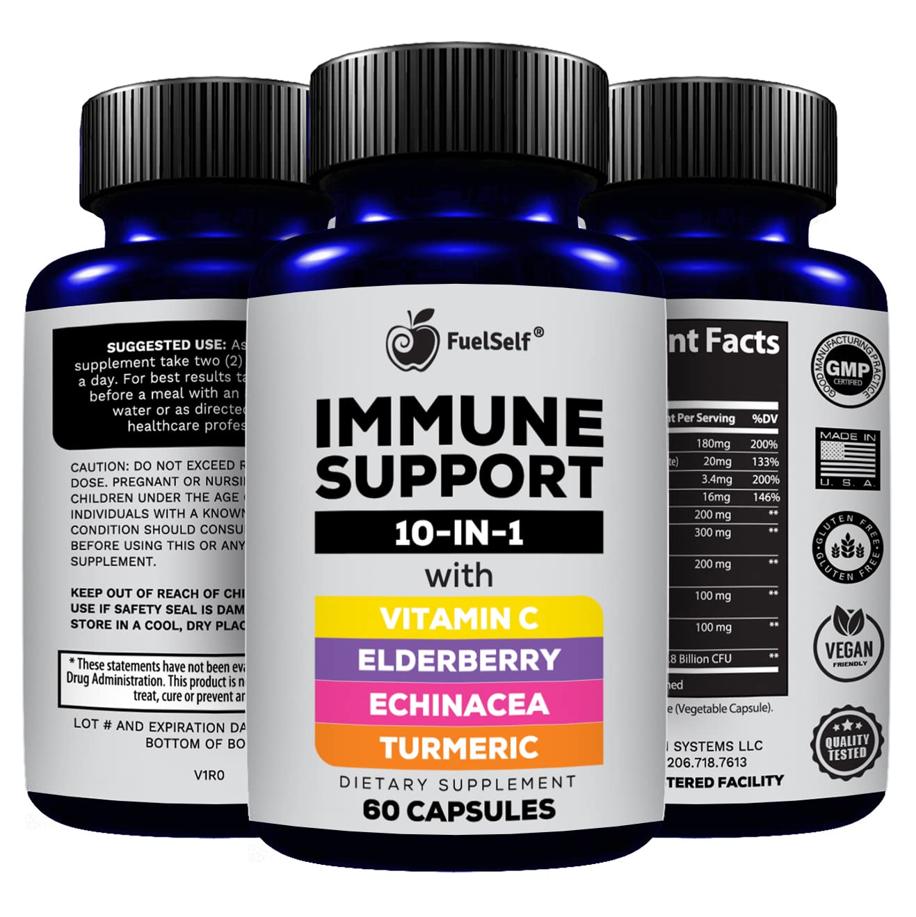 Lactobacillus acidophilus probiotic for gut and immune health