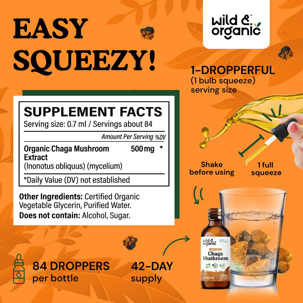 Tincture ingredients showing vegan, GMO-free formula