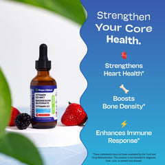 Immune support concept with vitamin D3 and vitamin K2 in liquid form