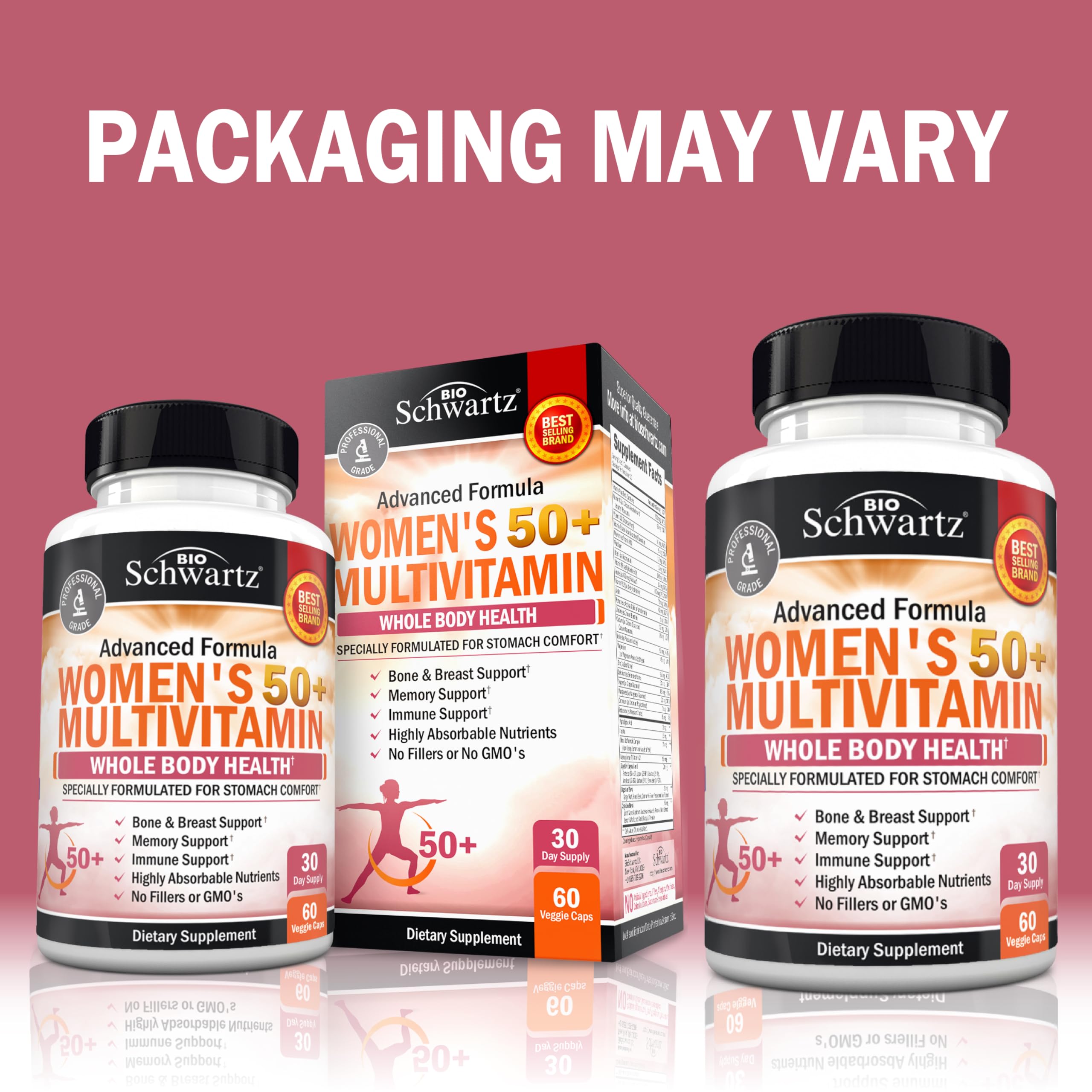 Immune support for women 50+ with vitamins C and D