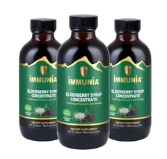 Immunia Elderberry Syrup bottle front view