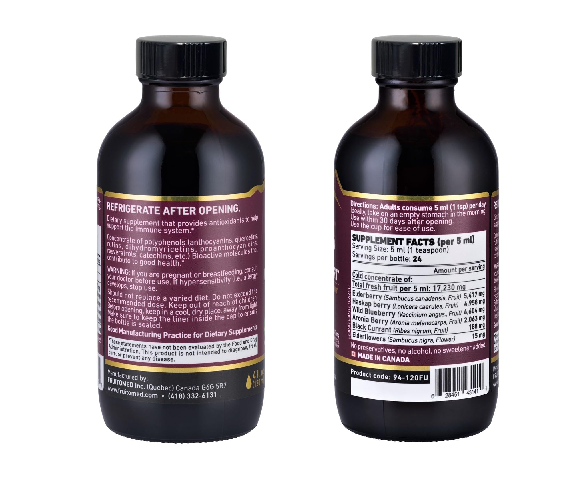 Packaging display of Immunia Fusion 3-pack