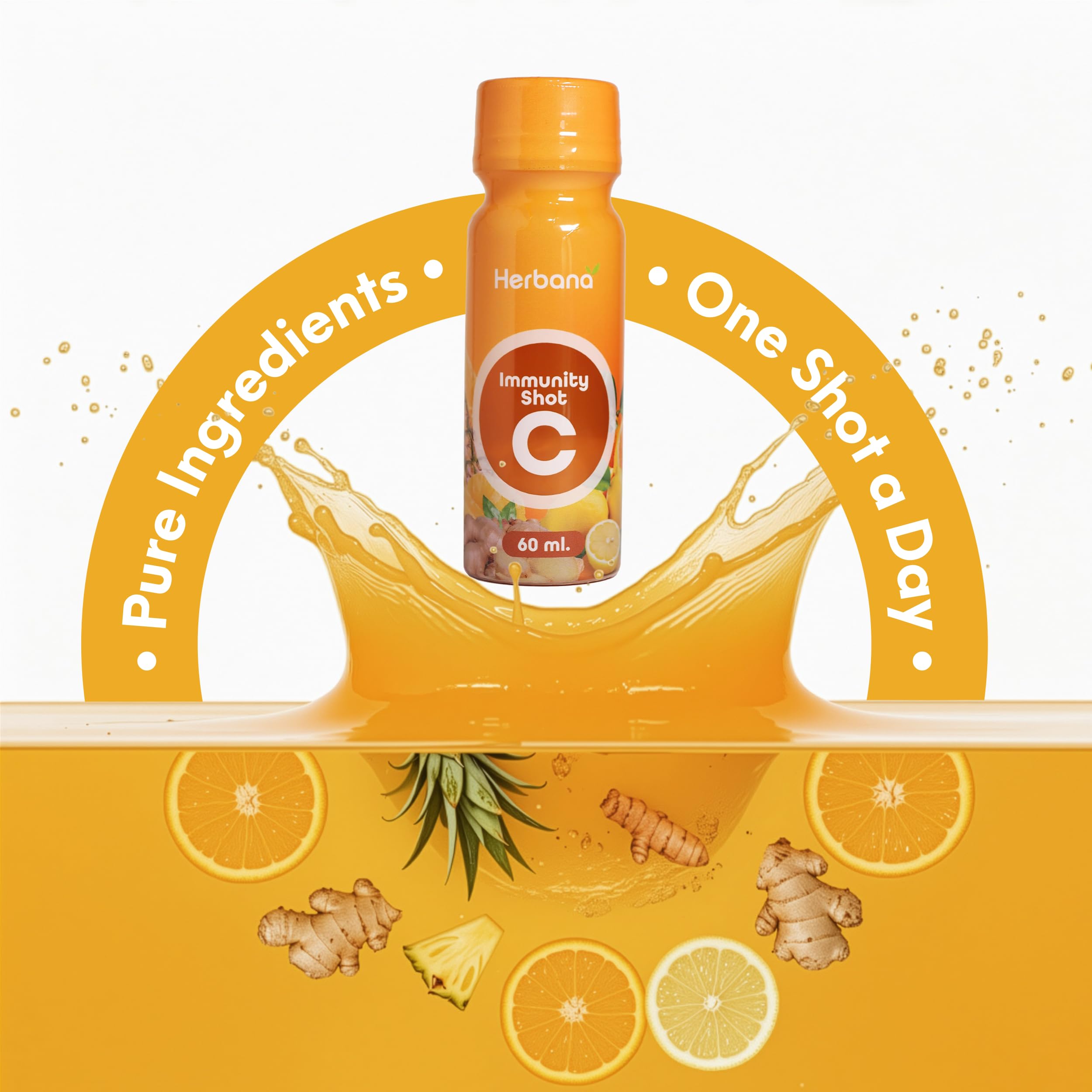 Vitamin C 40% daily value per shot
