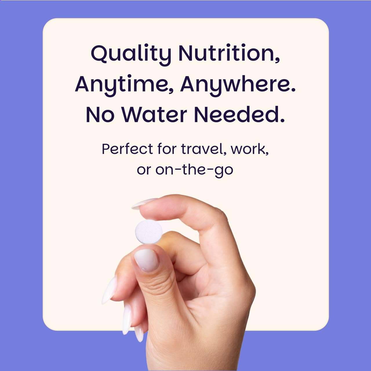 Immunity support concept with zinc lozenges