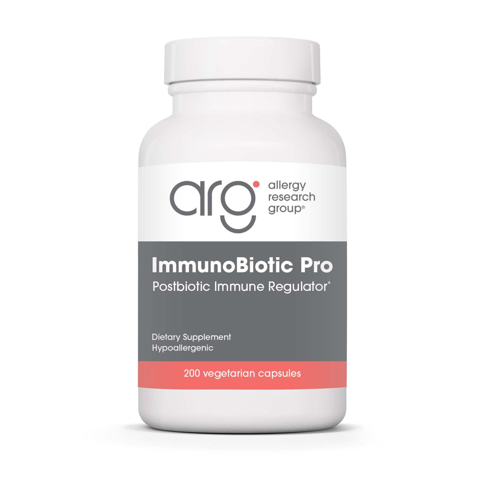 Allergy Research ImmunoBiotic Pro bottle with capsules