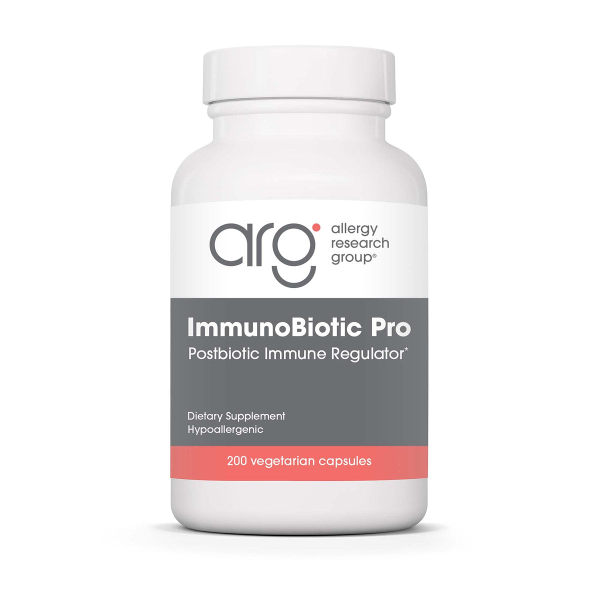 Allergy Research ImmunoBiotic Pro bottle with capsules