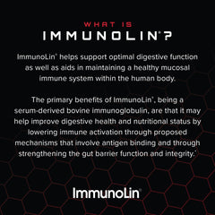ImmunoLin immunoglobulin branding on packaging