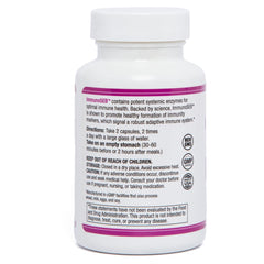 ImmunoSEB bottle with label showing immune health