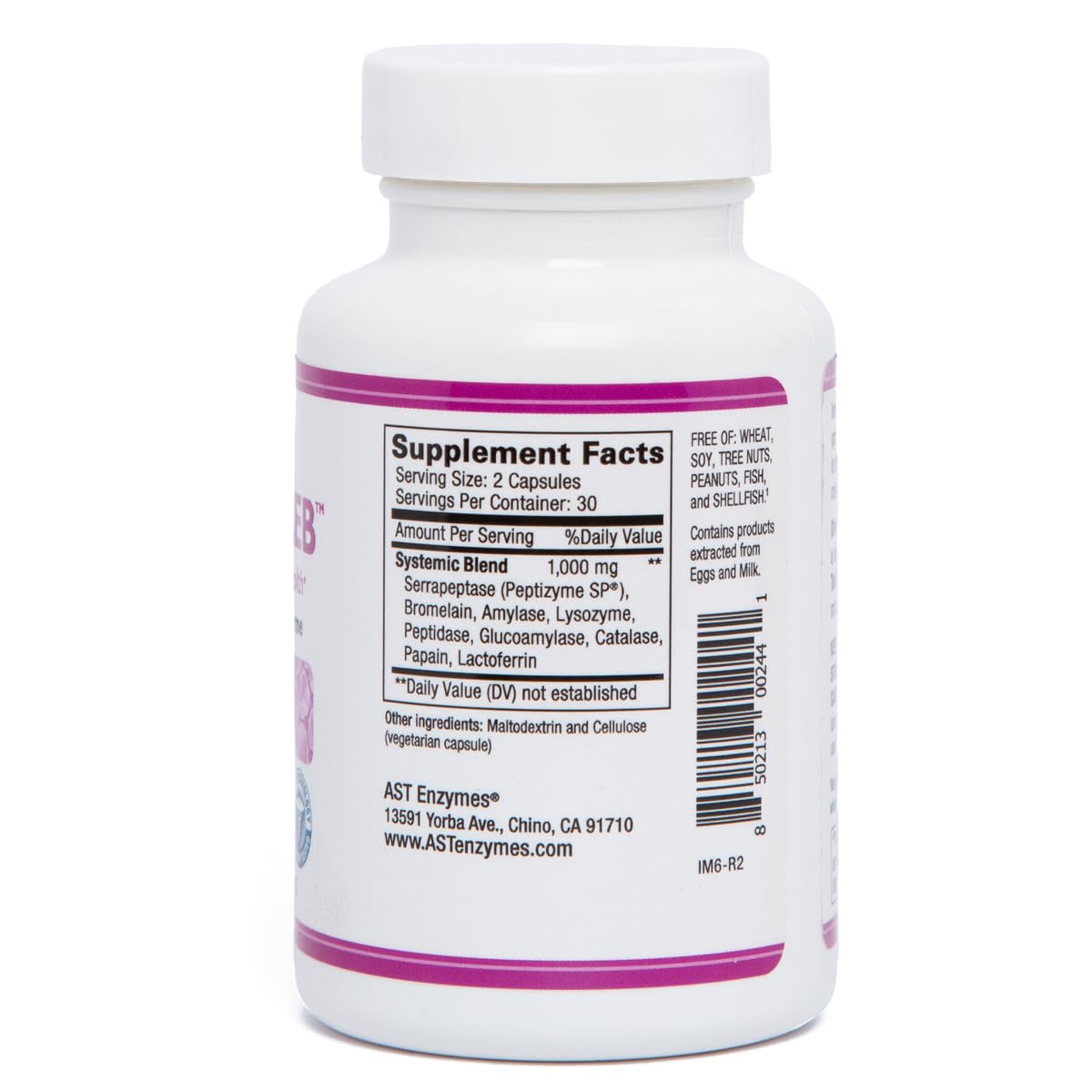 Close-up of ImmunoSEB 60 vegetarian capsules