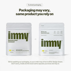 Close up of IMMY capsules
