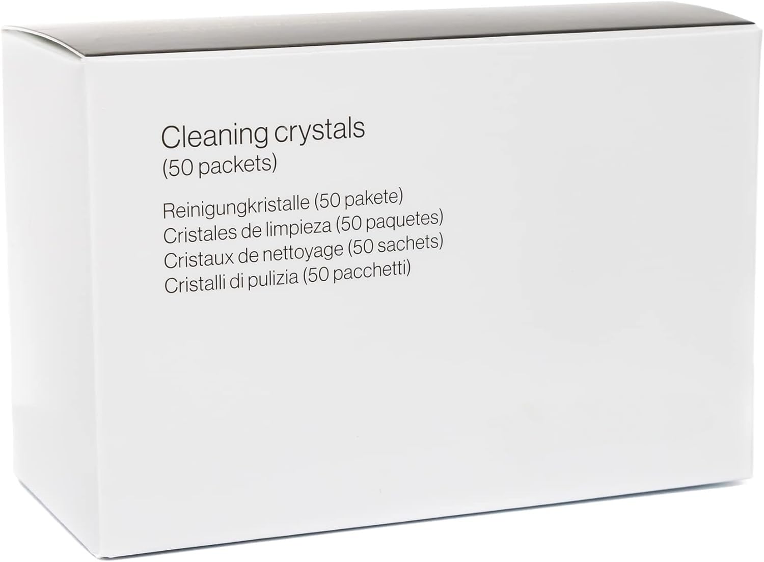 Dissolving Cleaning Crystals in warm water for Invisalign cleaning