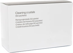 Dissolving Cleaning Crystals in warm water for Invisalign cleaning