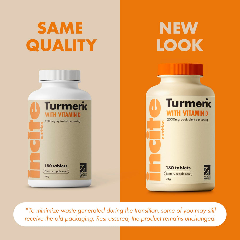 Close-up of two 9mm turmeric tablets