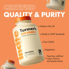 Turmeric with vitamin D3 for absorption and immune support
