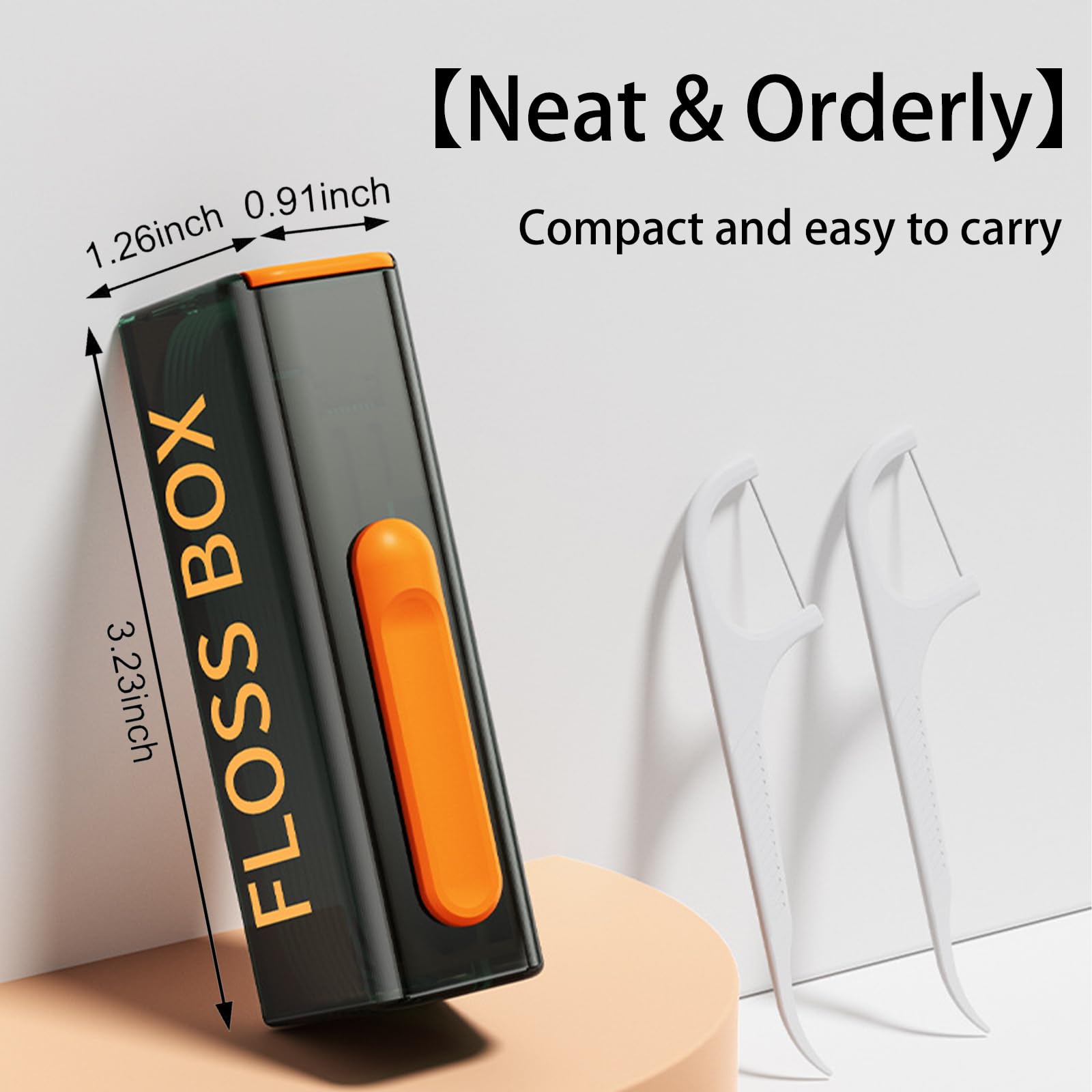 Includes 100 floss pick refills