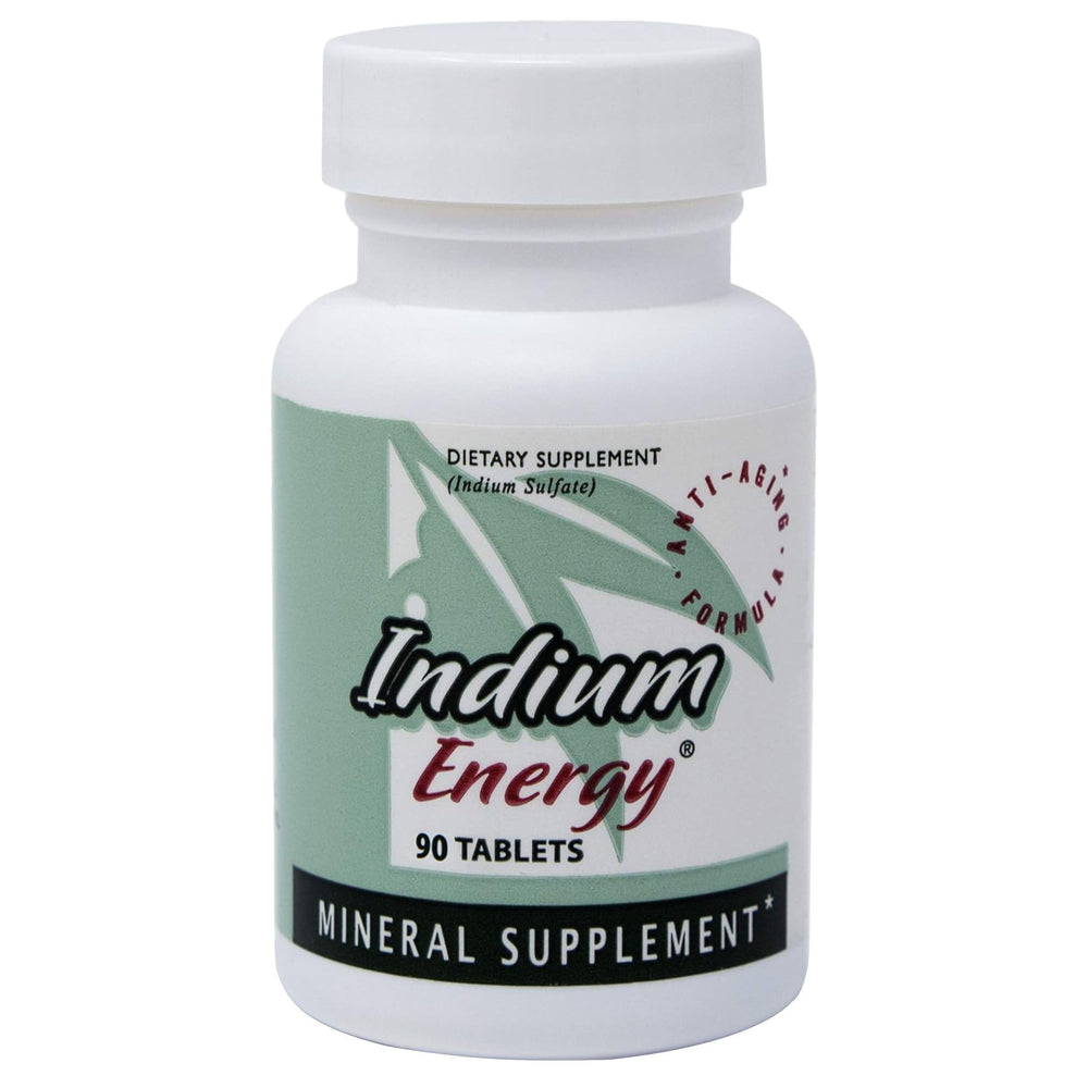 Indium Energy bottle with label