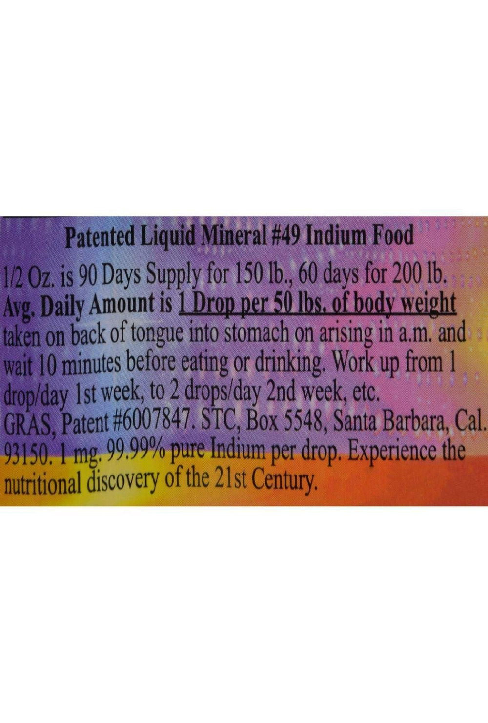 Indiumease liquid dosage in a bottle ready for travel and daily refresh