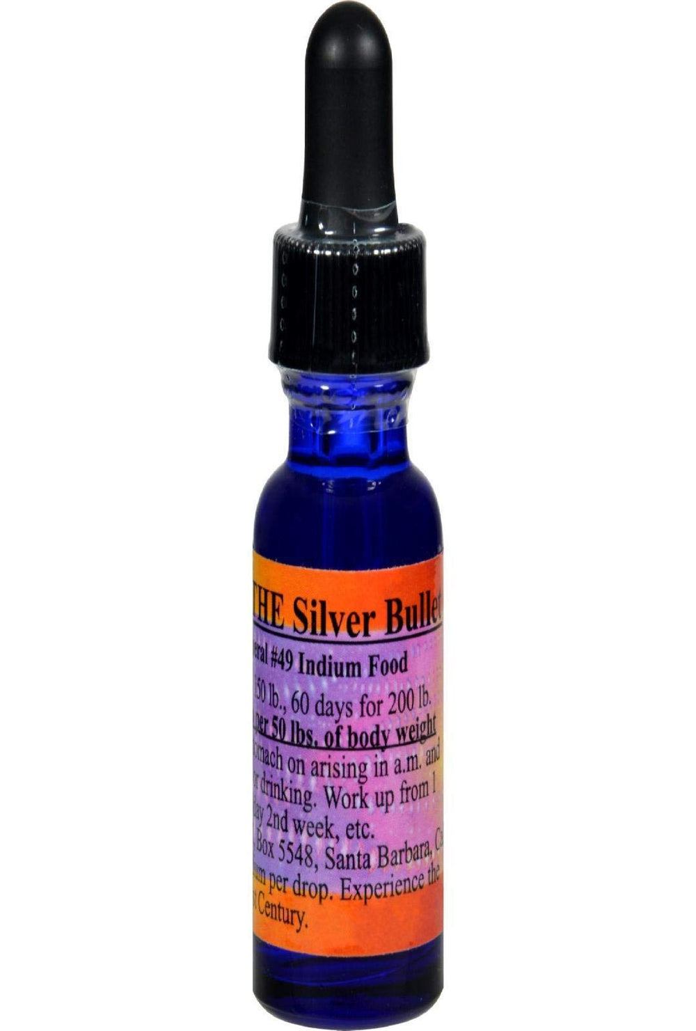 Indiumease The Silver Bullet Liquid bottle showing compact, portable mineral support for daily use