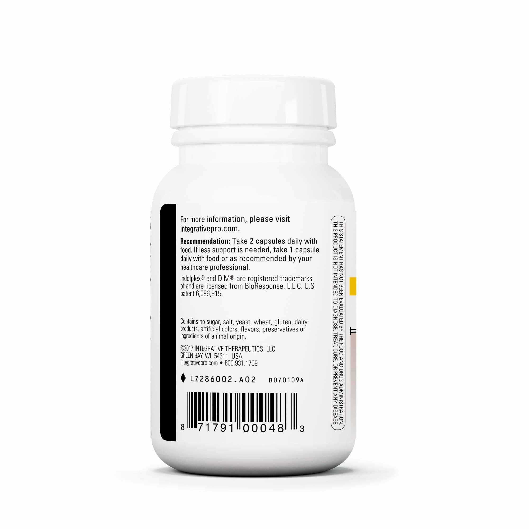 Close-up of Indolplex capsules