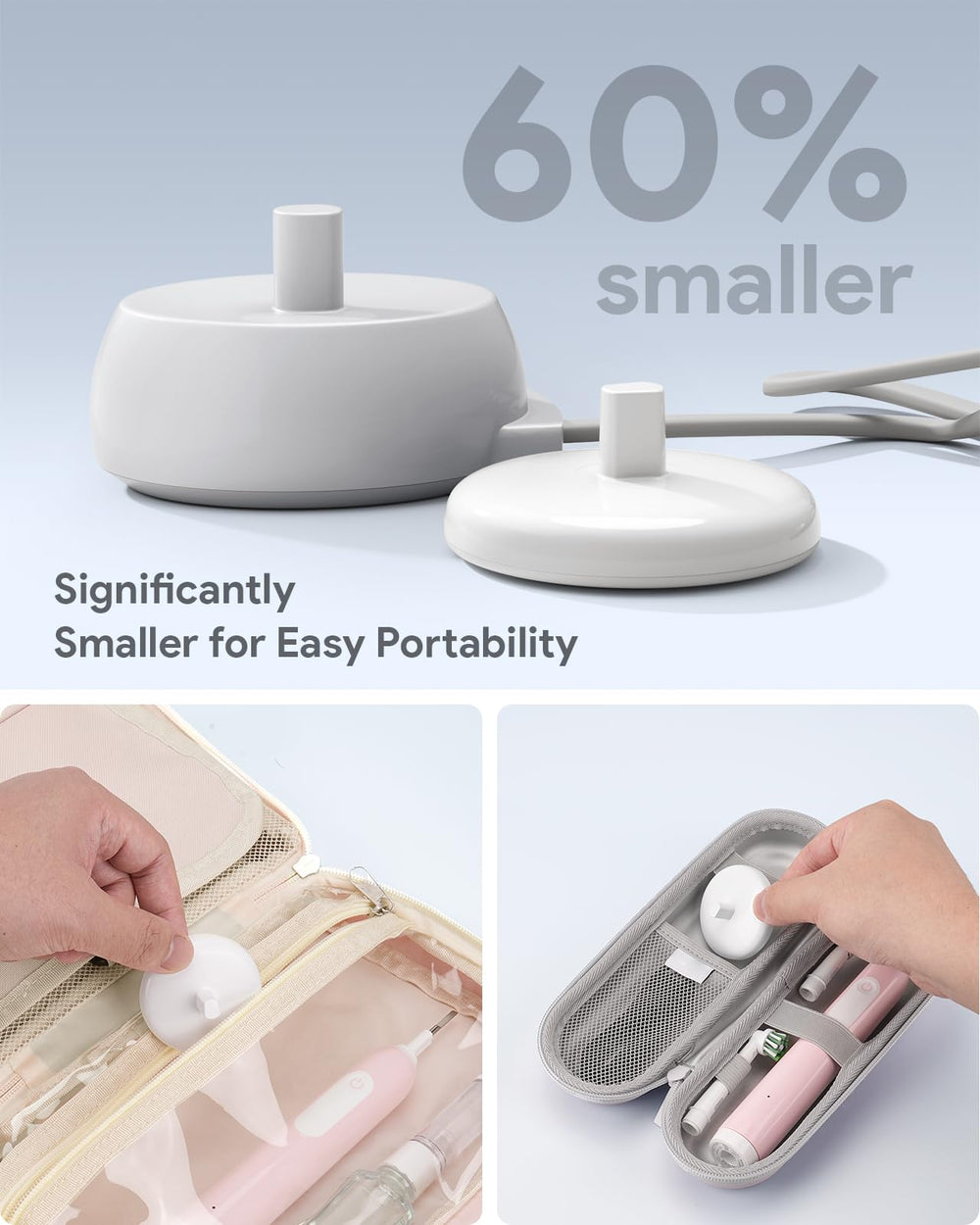 Inductive charging showing easy-to-use feature