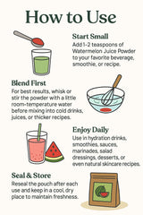 Indus Farms Watermelon Powder shaker demonstrates convenient pre- or post-workout hydration.