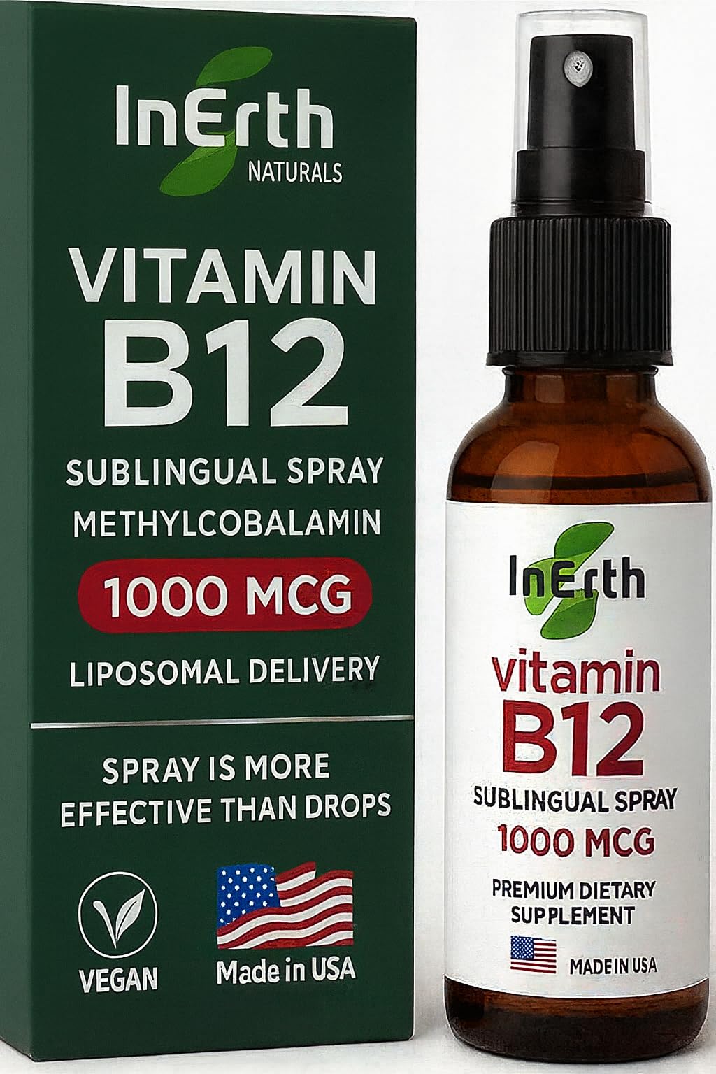 Hero image for InErth Liposomal Vitamin B12 Liquid Drops 1 oz