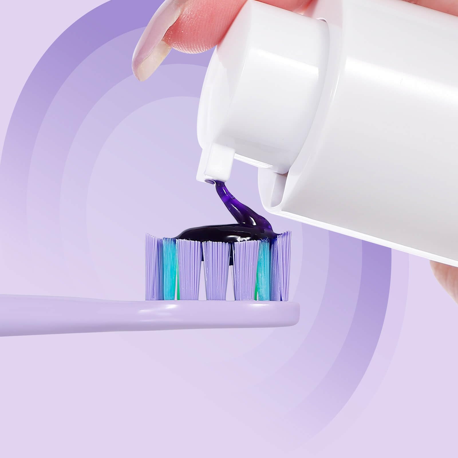 Soft-tapered bristles for gentle yet effective cleaning