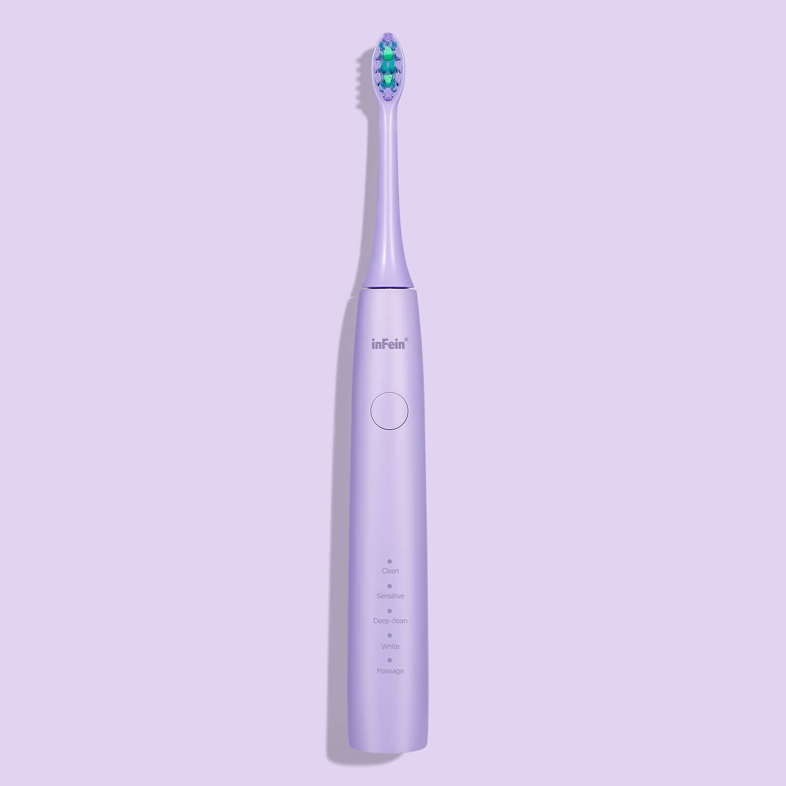 Built-in timer for optimal brushing duration