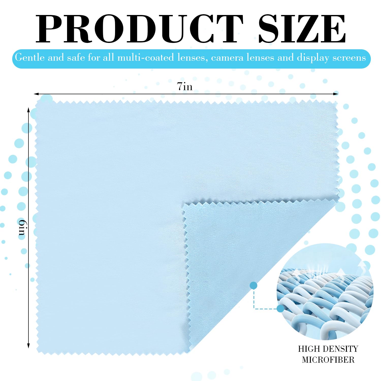Green INFICRIME microfiber cloth (7x6 in) for glasses and screens