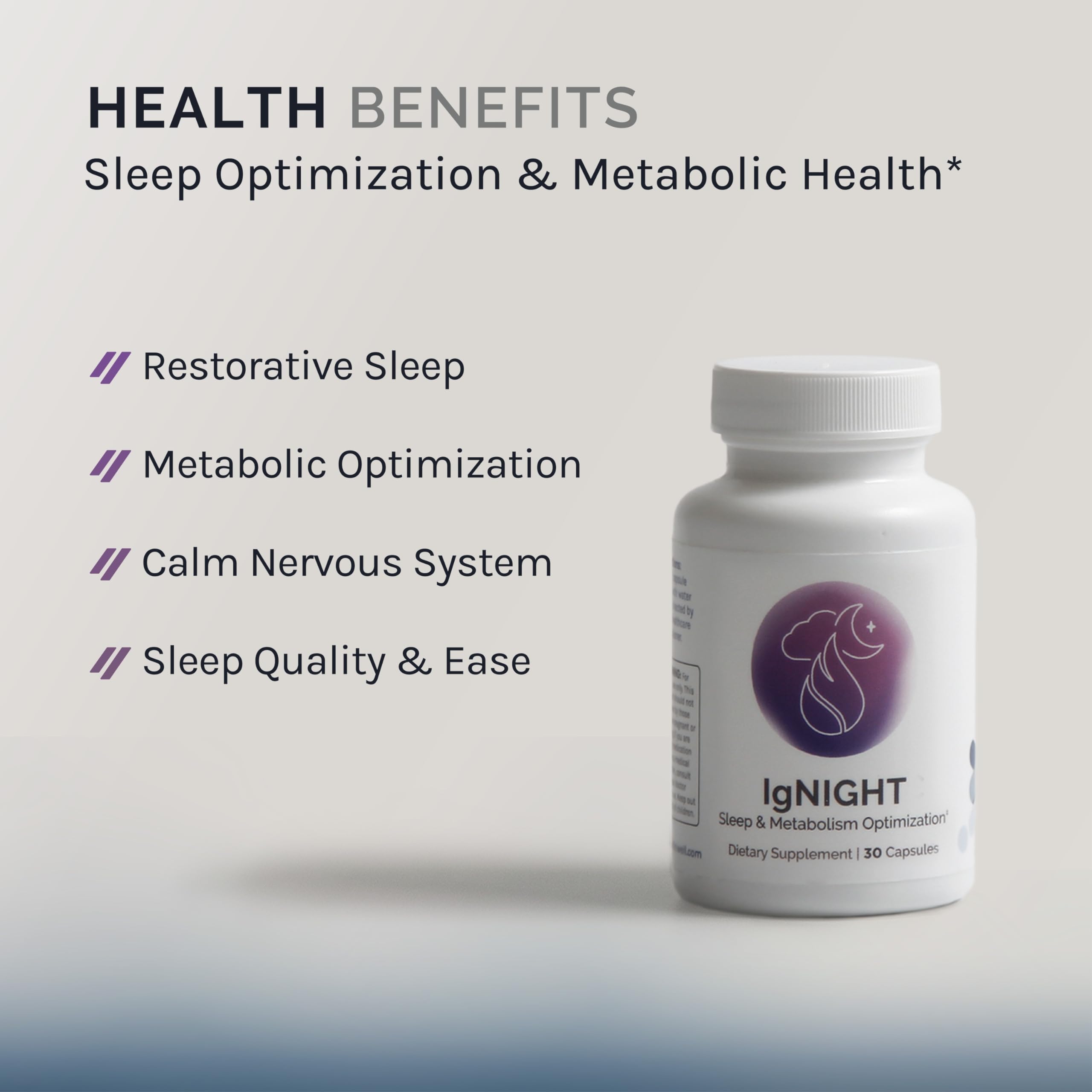 IgNIGHT capsules close-up