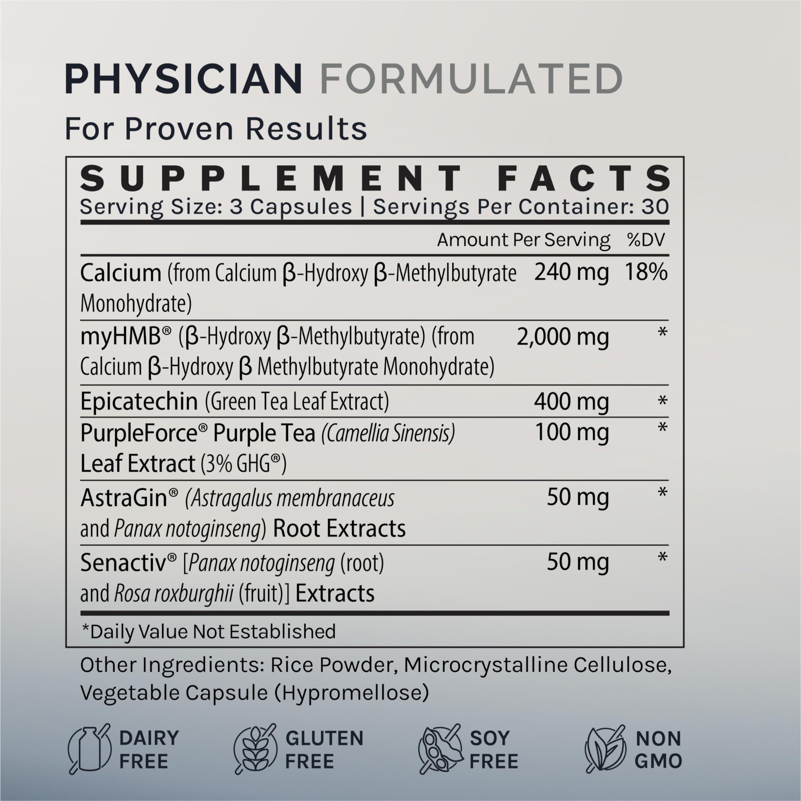 InfiniWell Strength packaging box featuring clinically-backed formula and key benefits.