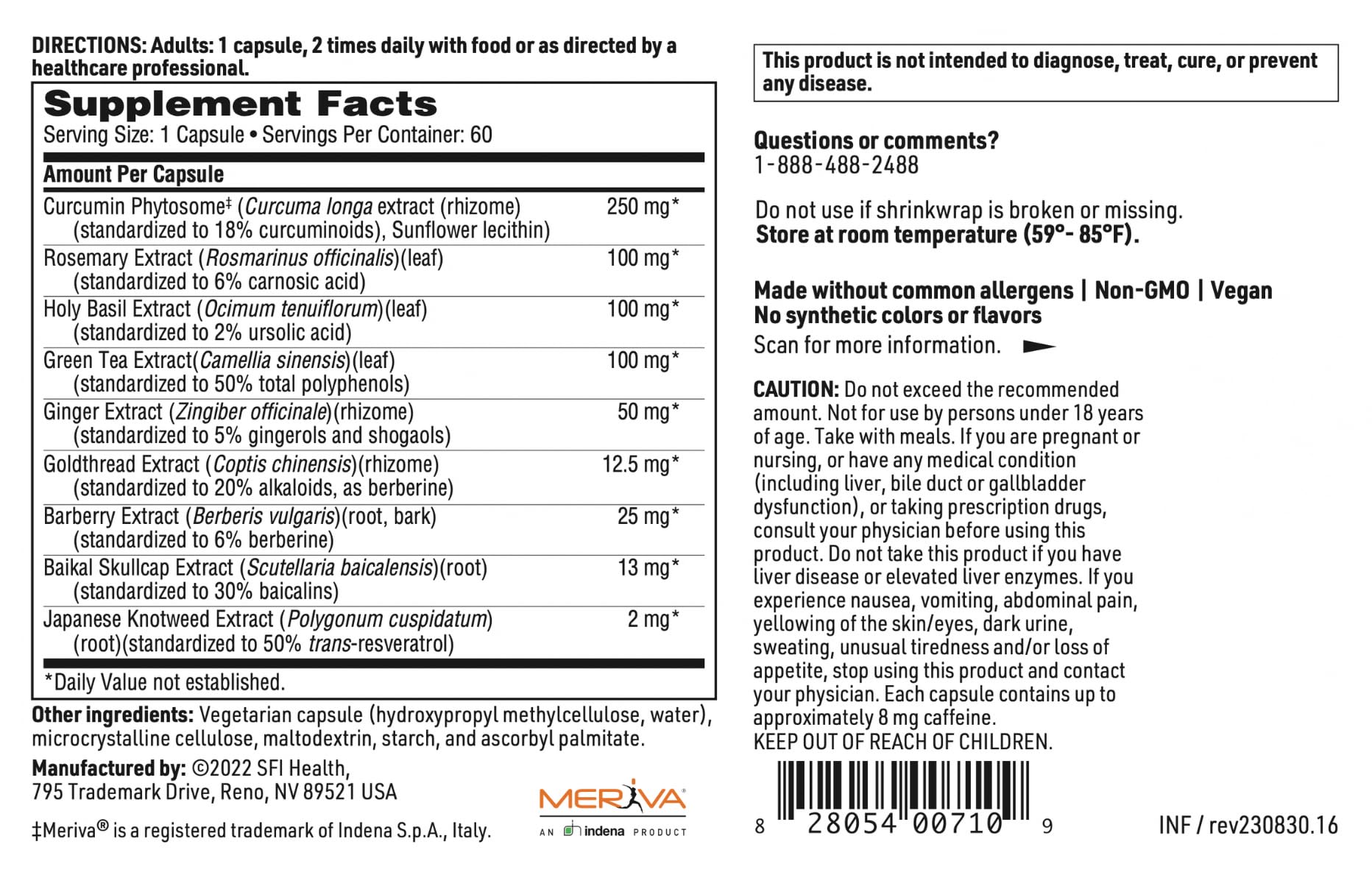 Klaire Labs InflaThera packaging and logo