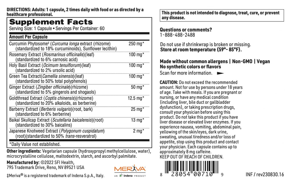 Klaire Labs InflaThera packaging and logo