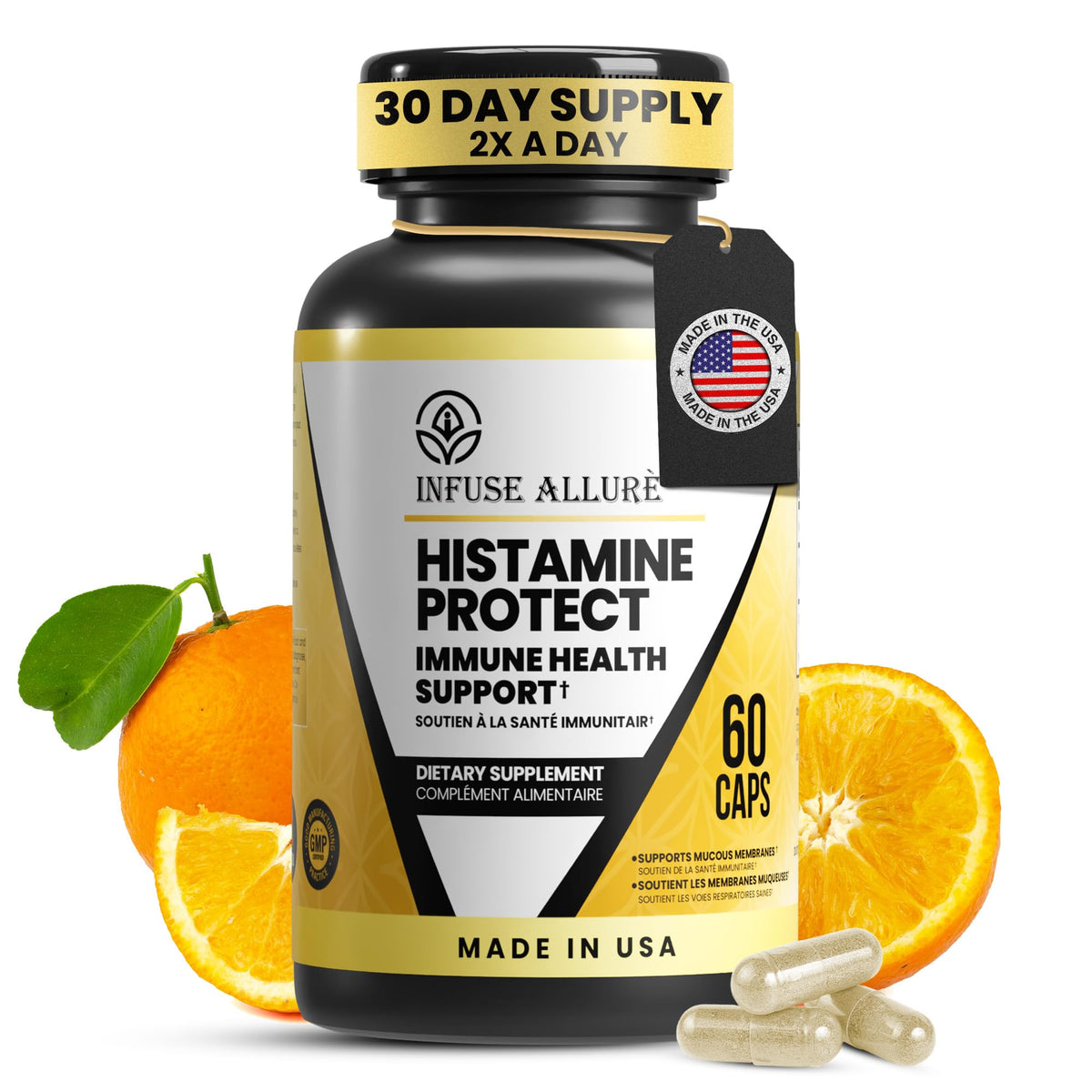 Infuse Allurè histamine block supplement bottle