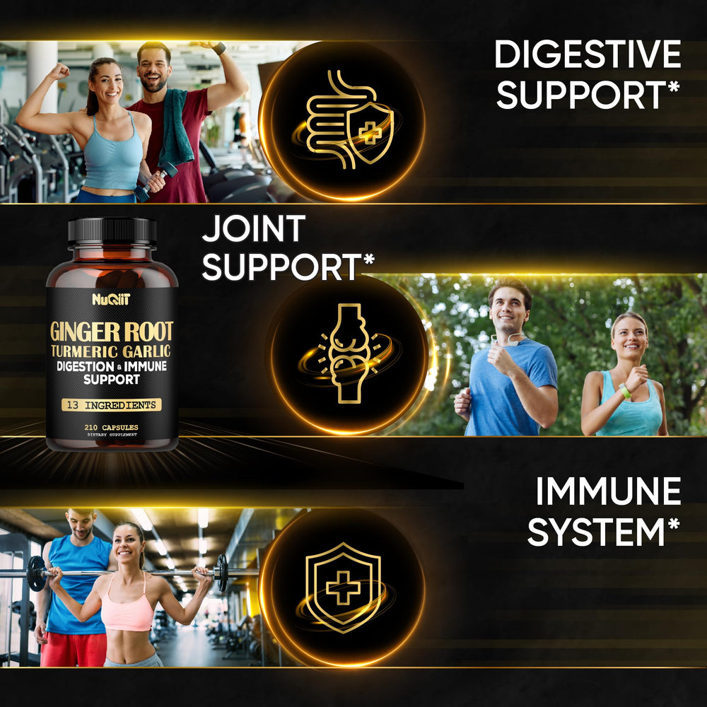 Ginger, Turmeric, Garlic and Berberine ingredients