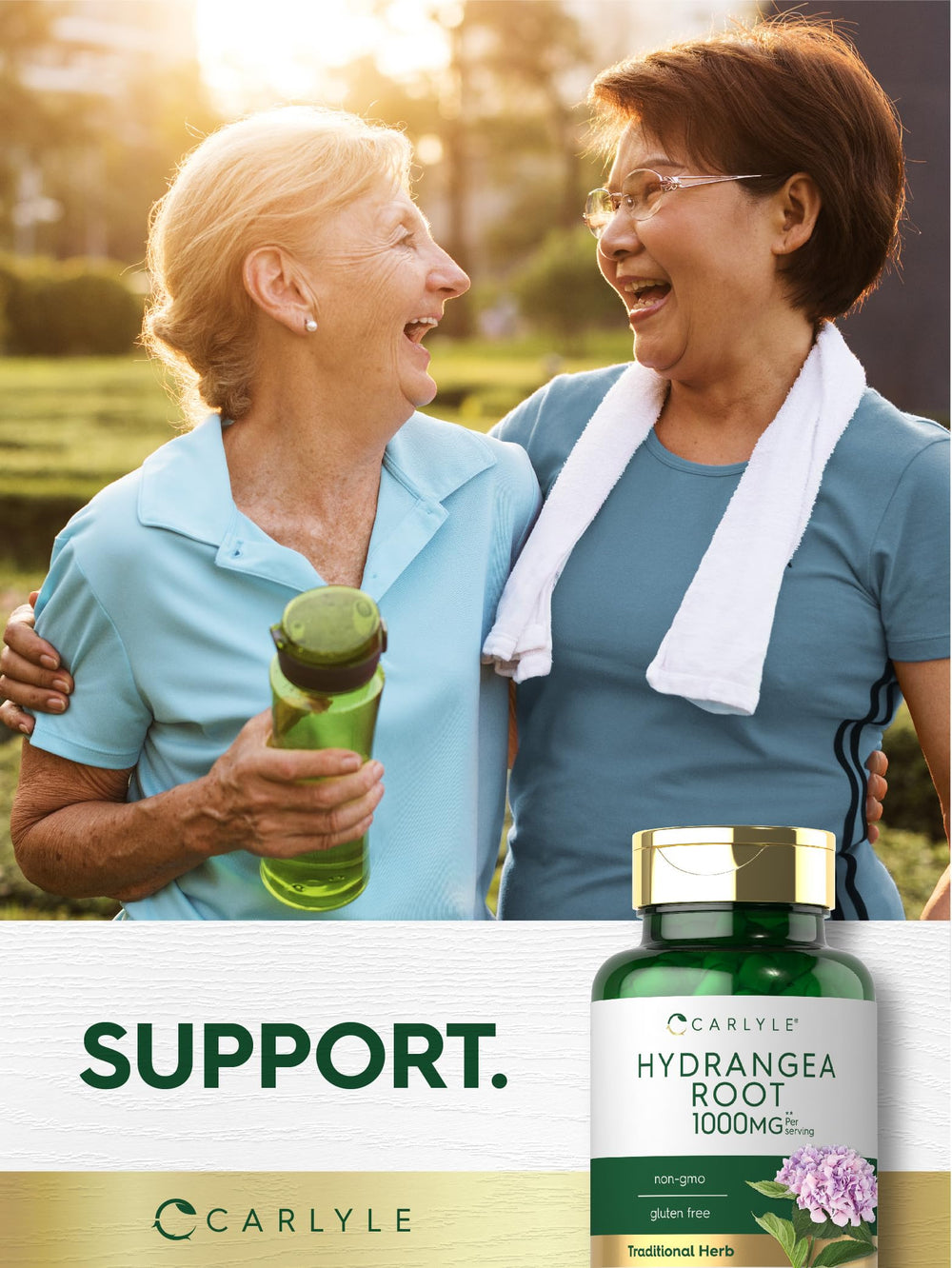 Ingredient label indicating Non-GMO and Gluten-Free