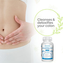 Close-up of key ingredients: magnesium, alfalfa sprouts, psyllium husks