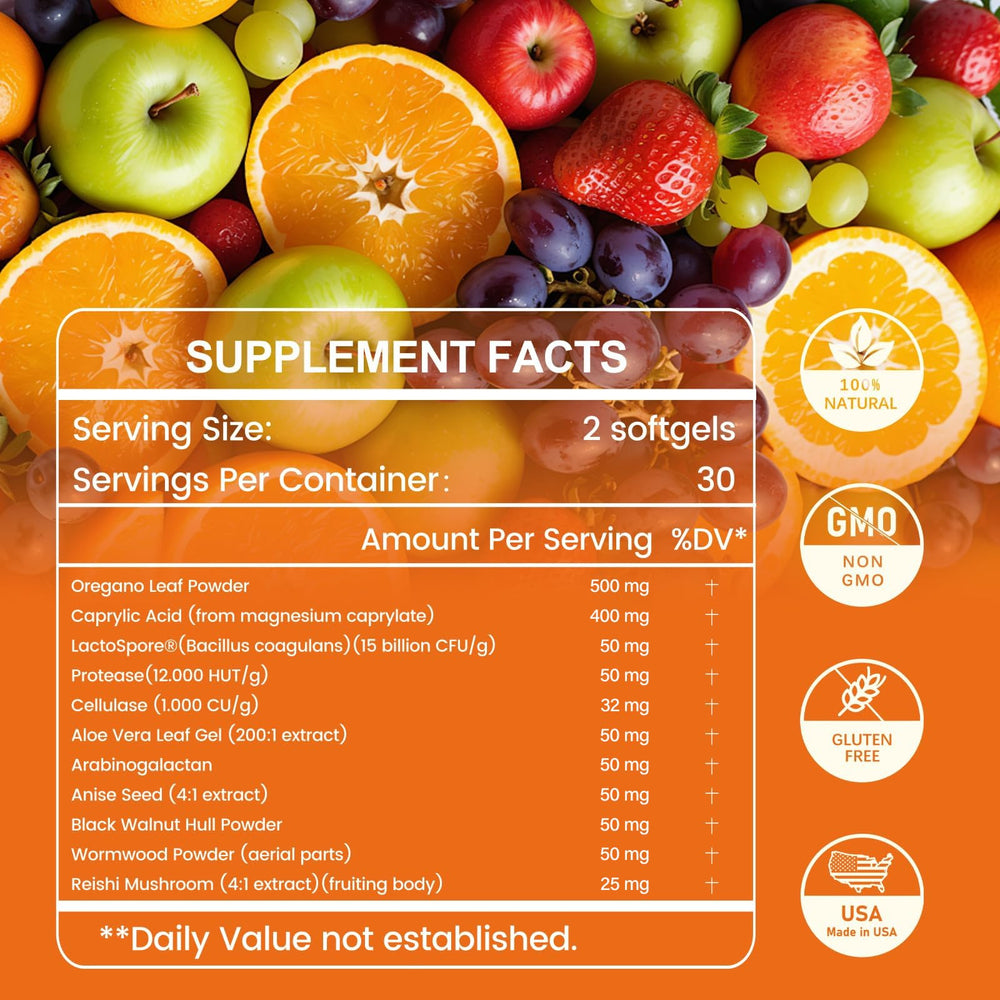 Concept image of gut health and detox