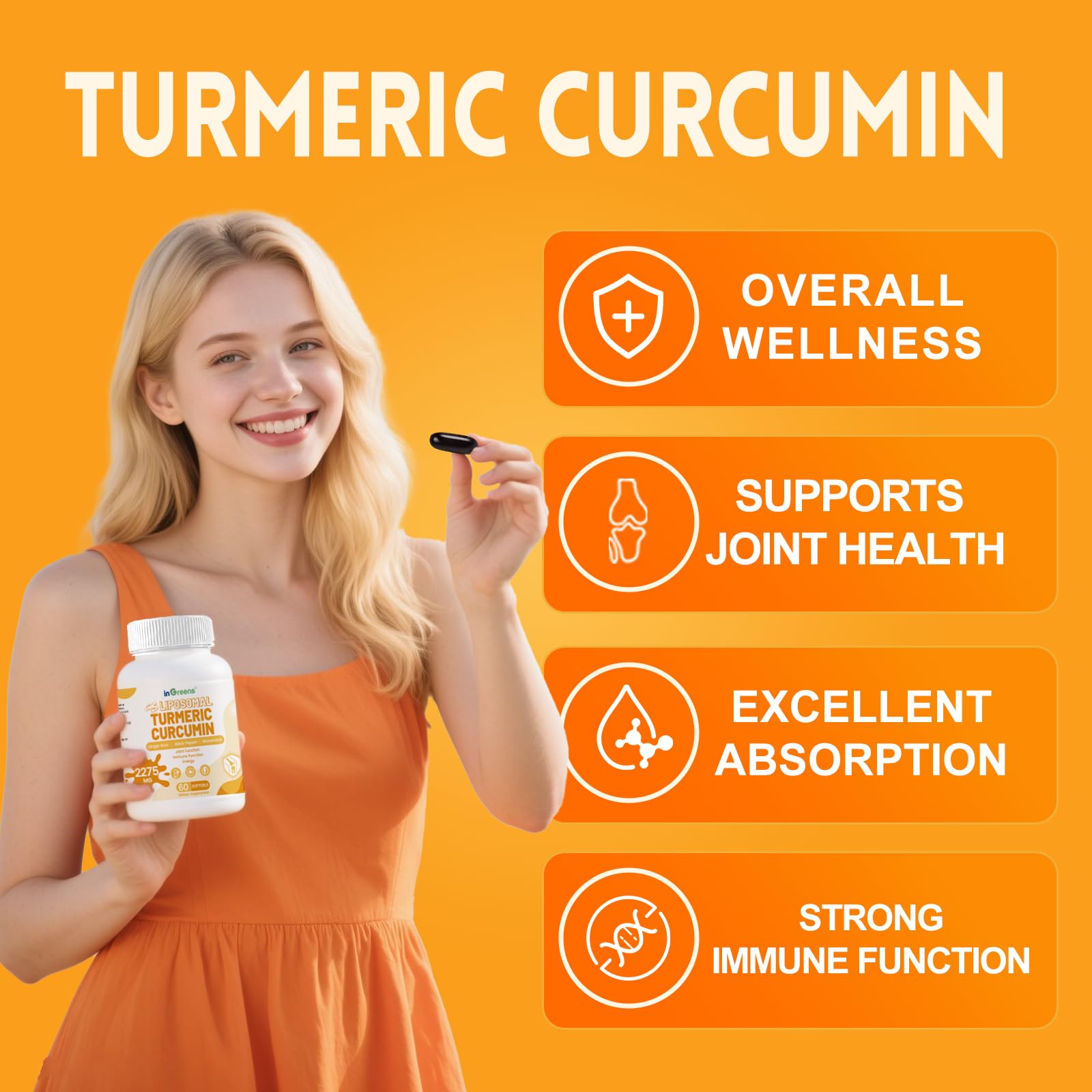 Turmeric benefits for joint health and mobility support