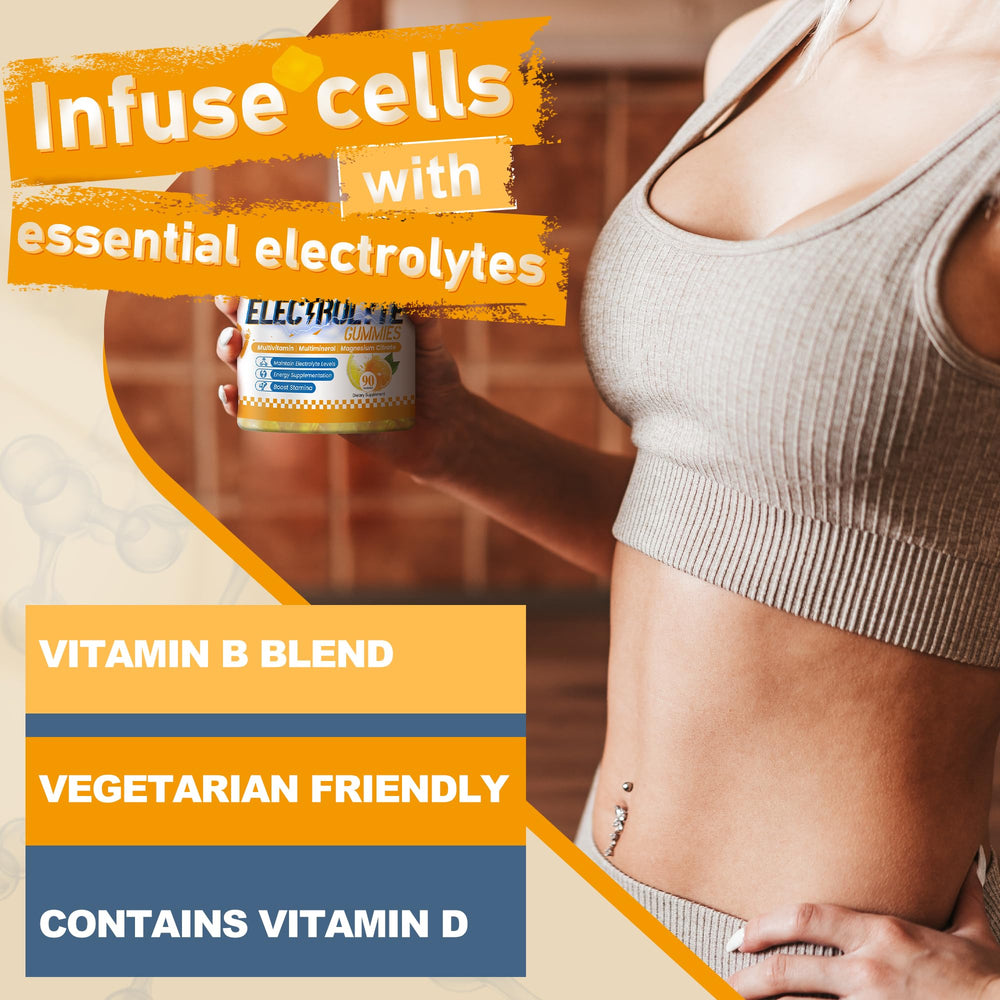 inGreens electrolyte gummies close-up of chewy texture and minerals