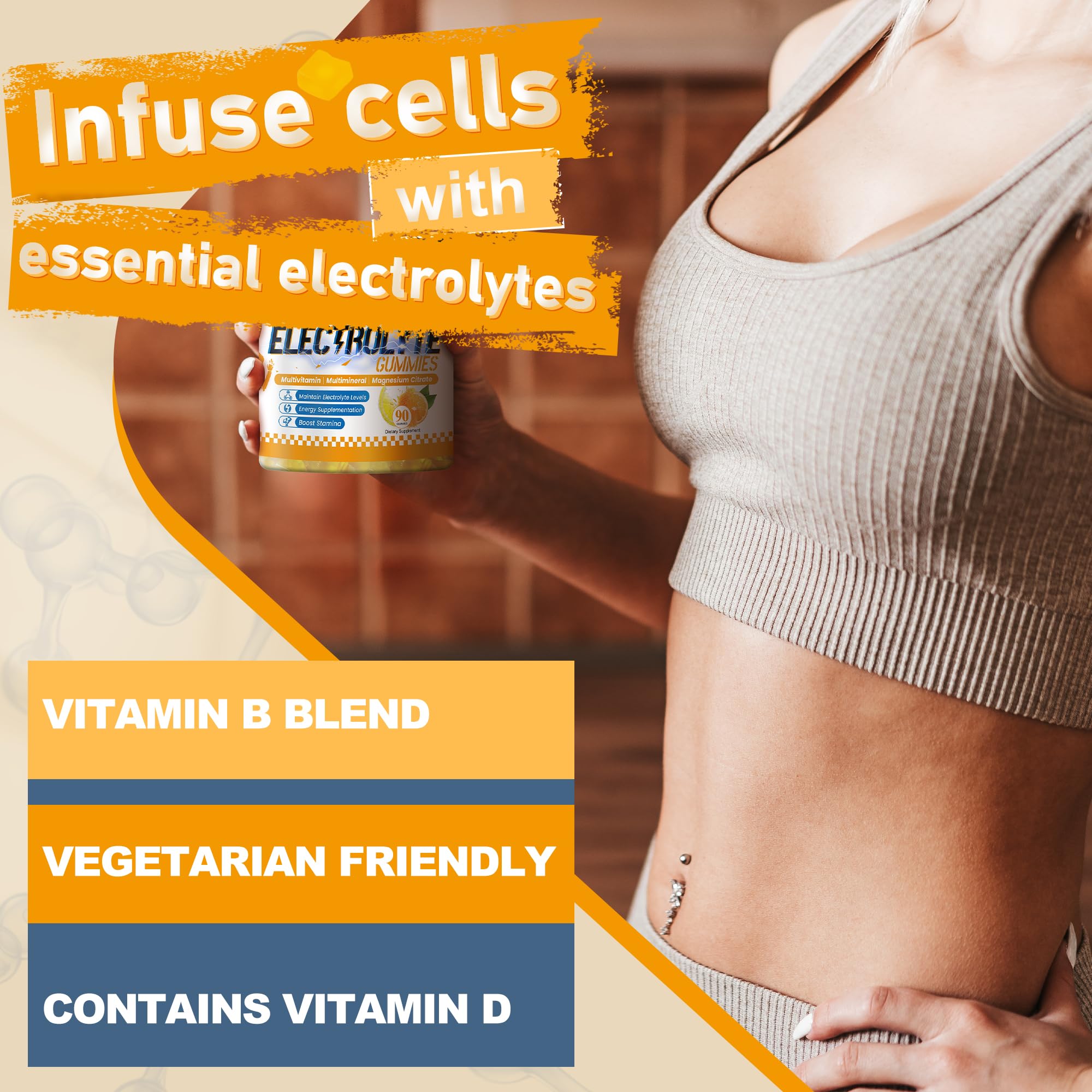 inGreens electrolyte gummies on hand showing daily dose for balance