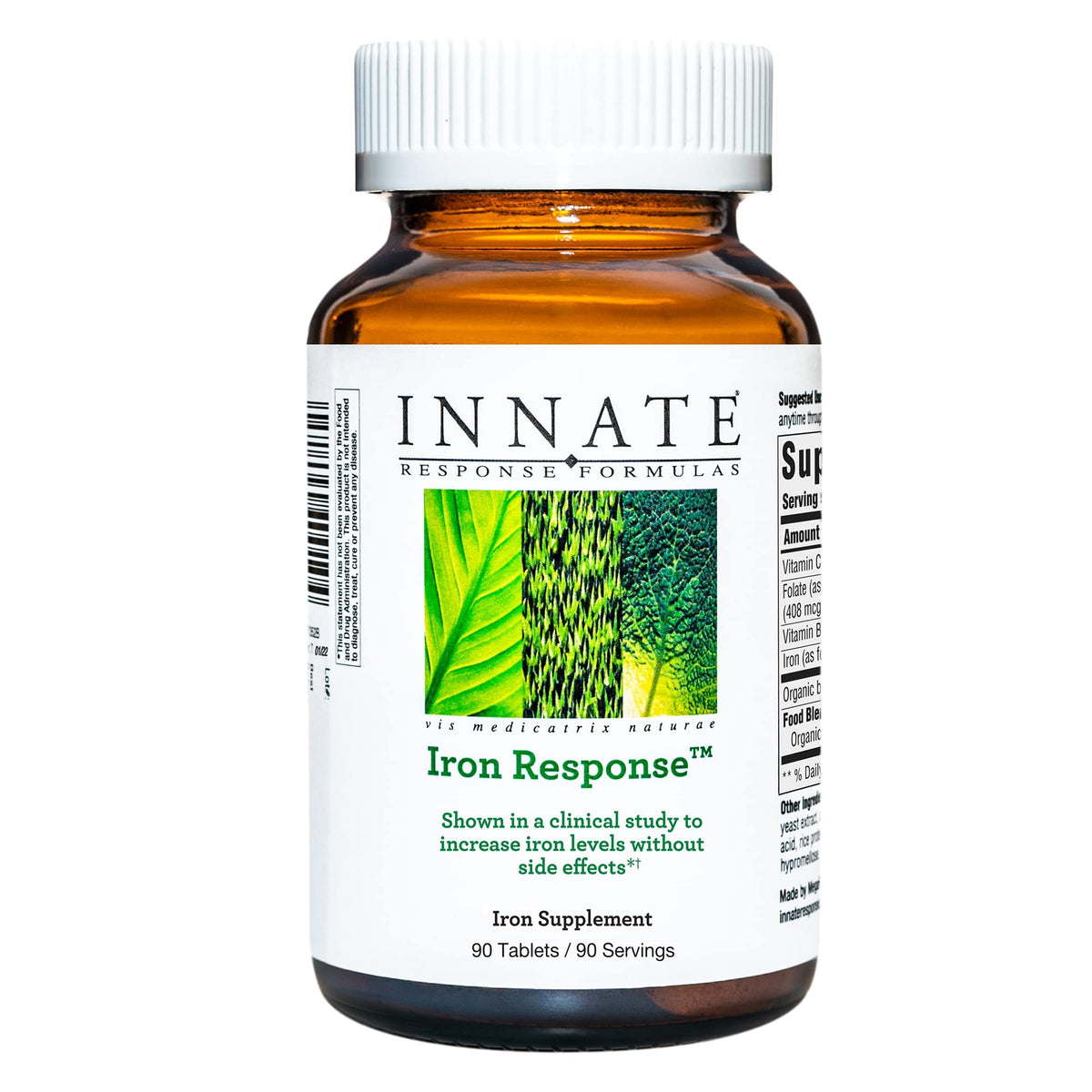 INNATE Iron Response Formula bottle with label