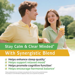 Innate Vitality powder and ingredient texture detail emphasizing premium magnesium glycinate and purity
