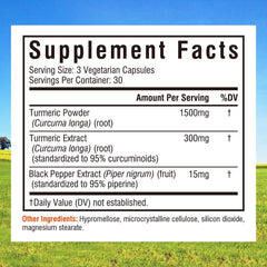 Close-up of turmeric powder and turmeric extract components