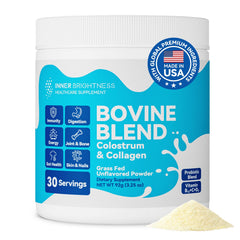 Hero image of Inner Brightness Bovine Colostrum & Grass-Fed Collagen Powder
