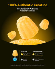 Back view showing dosage and nutrition information for 5000 mg gummies