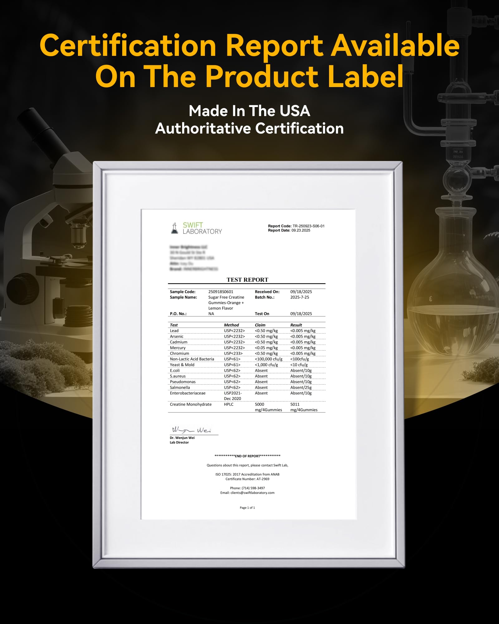 COA verification code image for authenticity